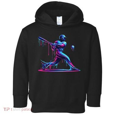 Baseball Player Drip For N Ice Cream Toddler Hoodie