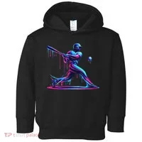 Baseball Player Drip For N Ice Cream Toddler Hoodie thumb 0