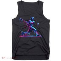 Baseball Player Drip For N Ice Cream Tank Top thumb 0