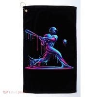 Baseball Player Drip For N Ice Cream Golf Towel thumb 0