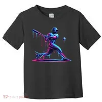 Baseball Player Drip For N Ice Cream Toddler T-Shirt thumb 0