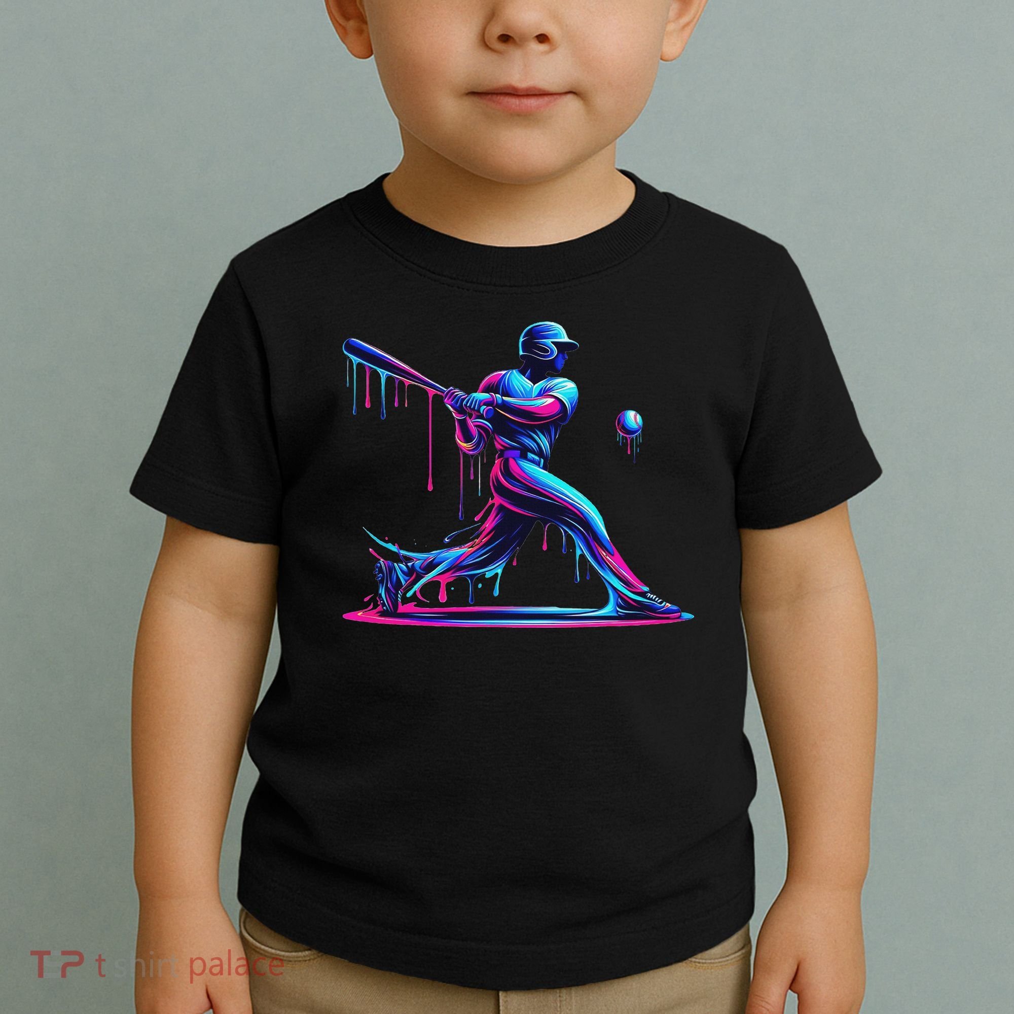 Baseball Player Drip For N Ice Cream Toddler T-Shirt