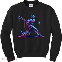 Baseball Player Drip For N Ice Cream Kids Sweatshirt thumb 0