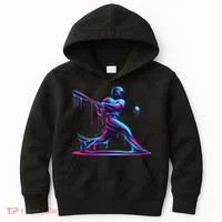 Baseball Player Drip For N Ice Cream Kids Hoodie thumb 0