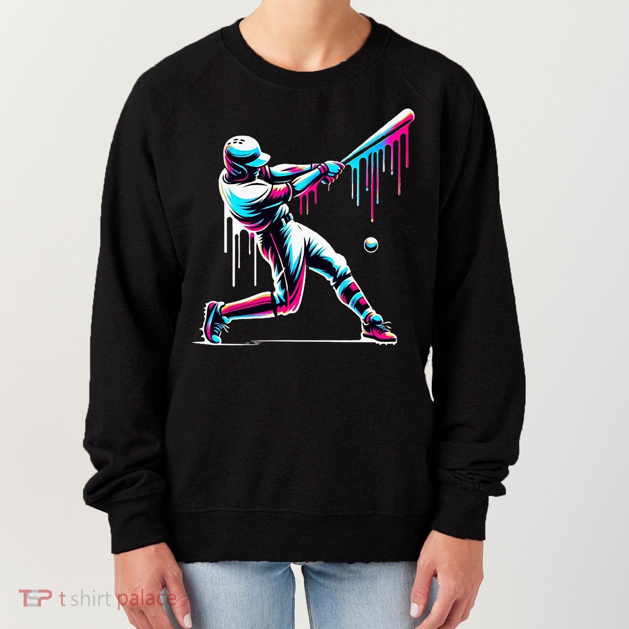 Baseball Player Drip Women's Sweatshirt