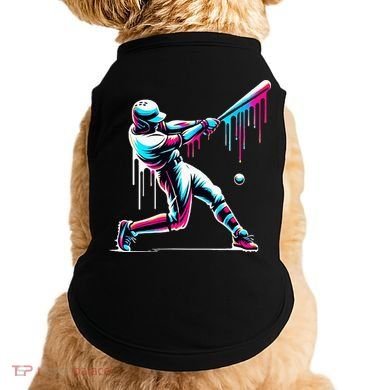 Baseball Player Drip Doggie Tank