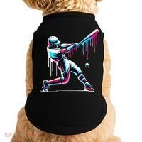 Baseball Player Drip Doggie Tank thumb 0
