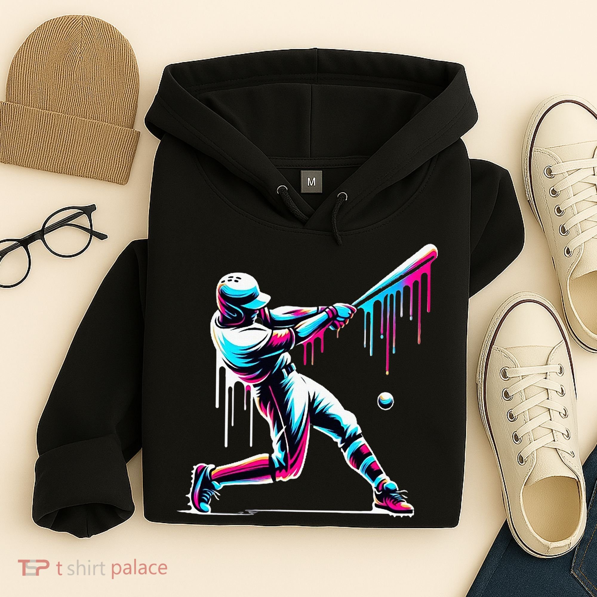 Baseball Player Drip Hoodie
