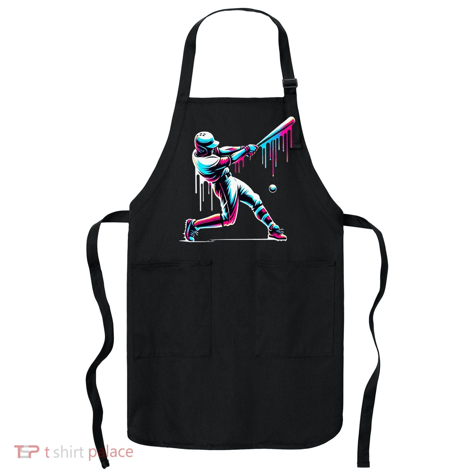 Baseball Player Drip Apron