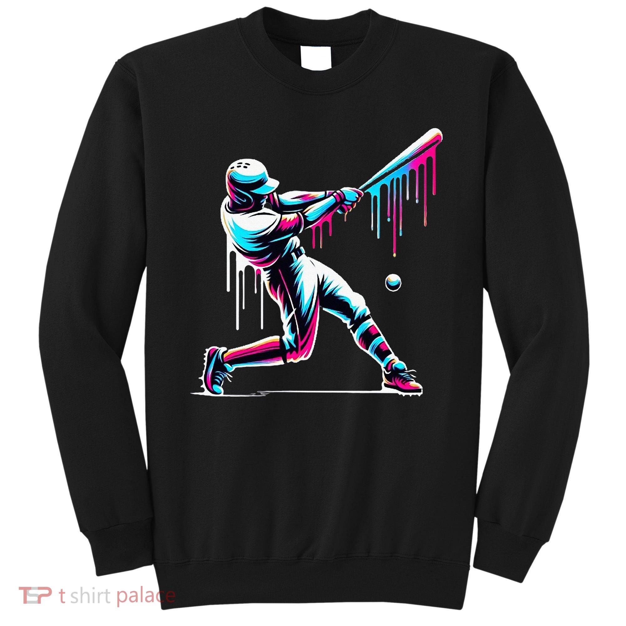 Baseball Player Drip Sweatshirt