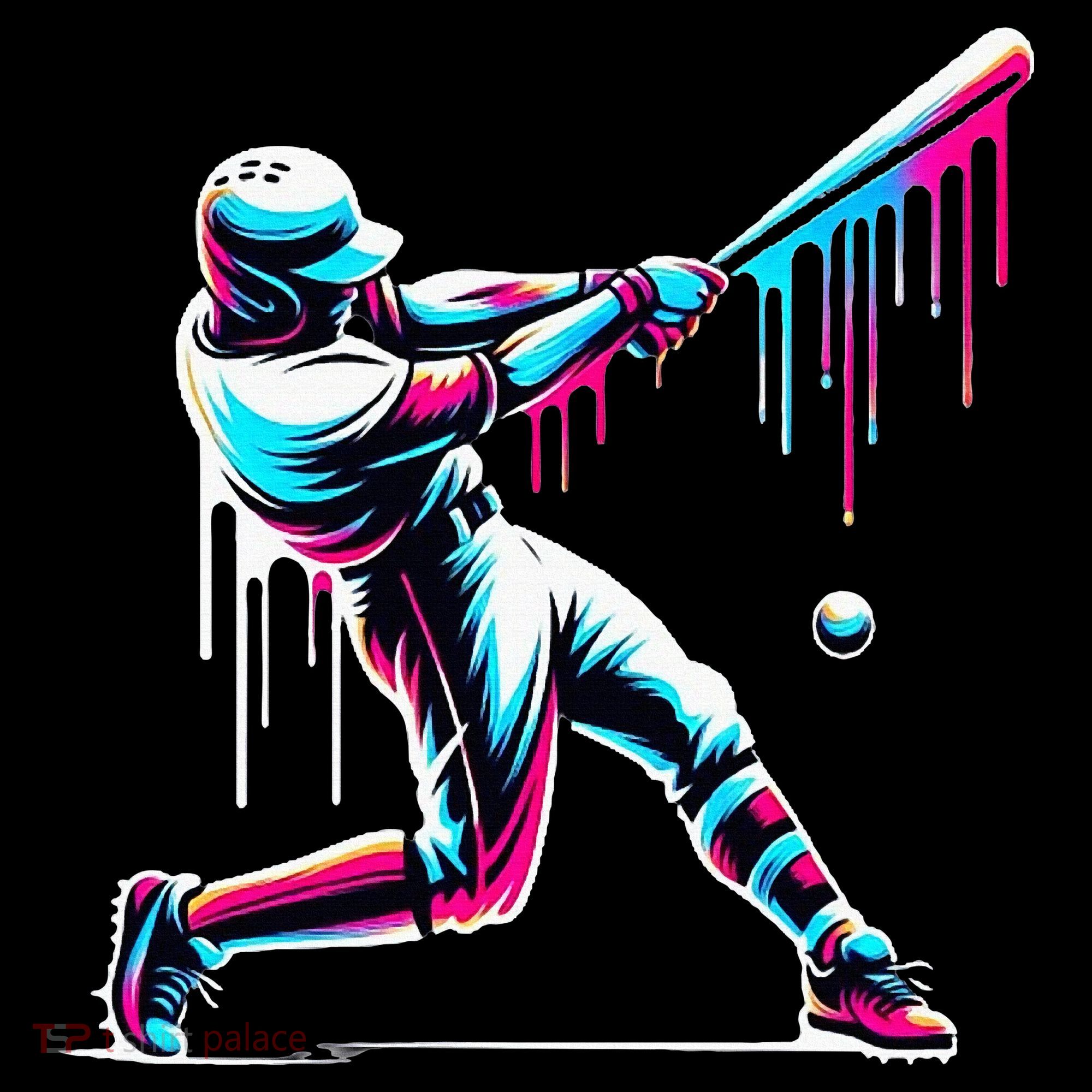 Baseball Player Drip Sweatshirt