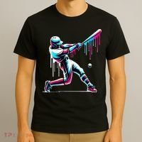 Baseball Player Drip T-Shirt thumb 3