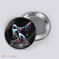 Baseball Player Drip Button thumb 0