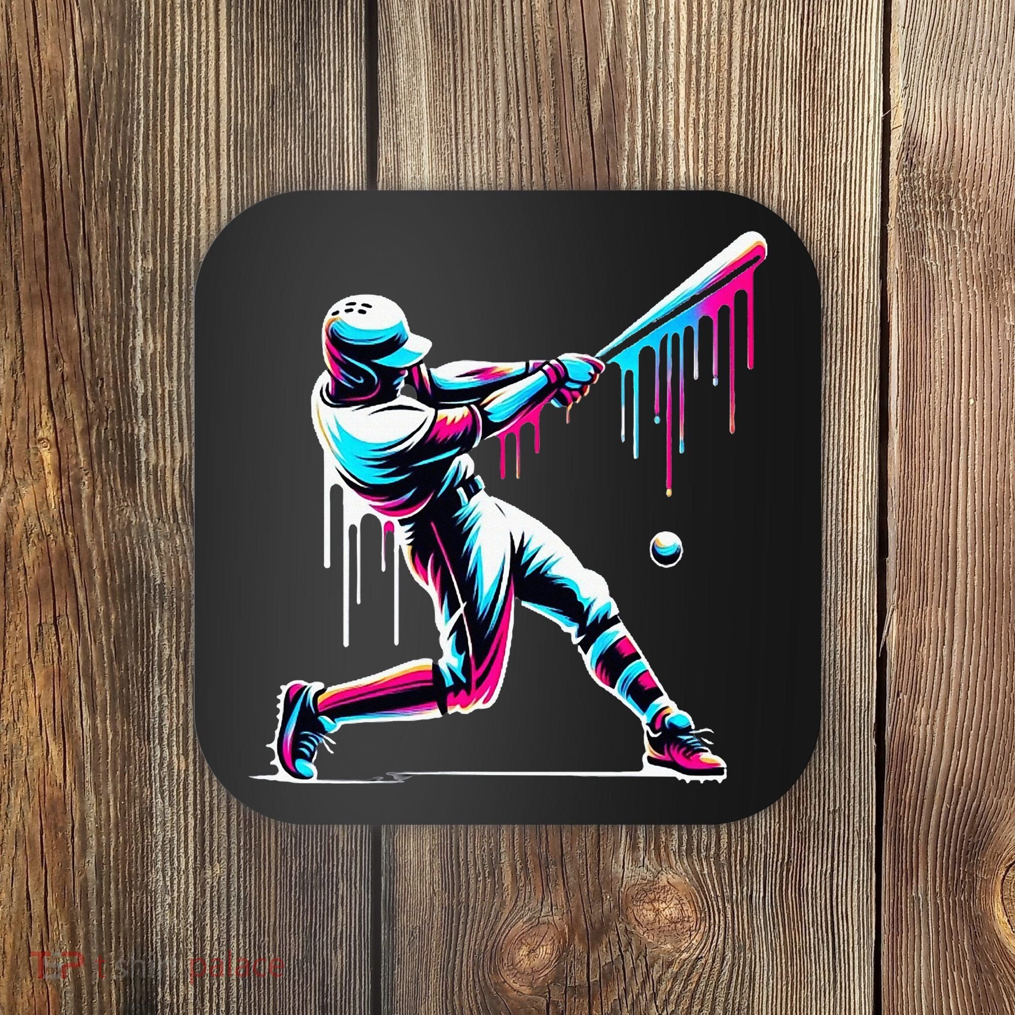 Baseball Player Drip Coaster