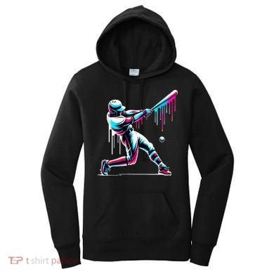 Baseball Player Drip Women's Hoodie