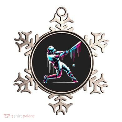 Baseball Player Drip Ornament
