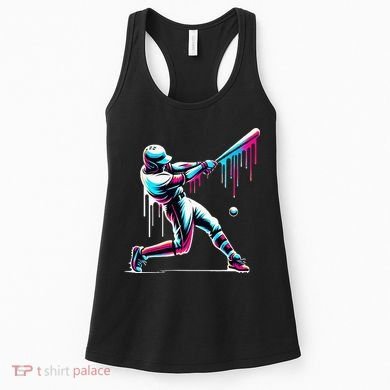 Baseball Player Drip Women's Tank Top