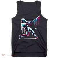 Baseball Player Drip Tank Top thumb 0