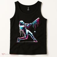 Baseball Player Drip Tank Top thumb 2