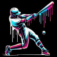 Baseball Player Drip Toddler T-Shirt thumb 4