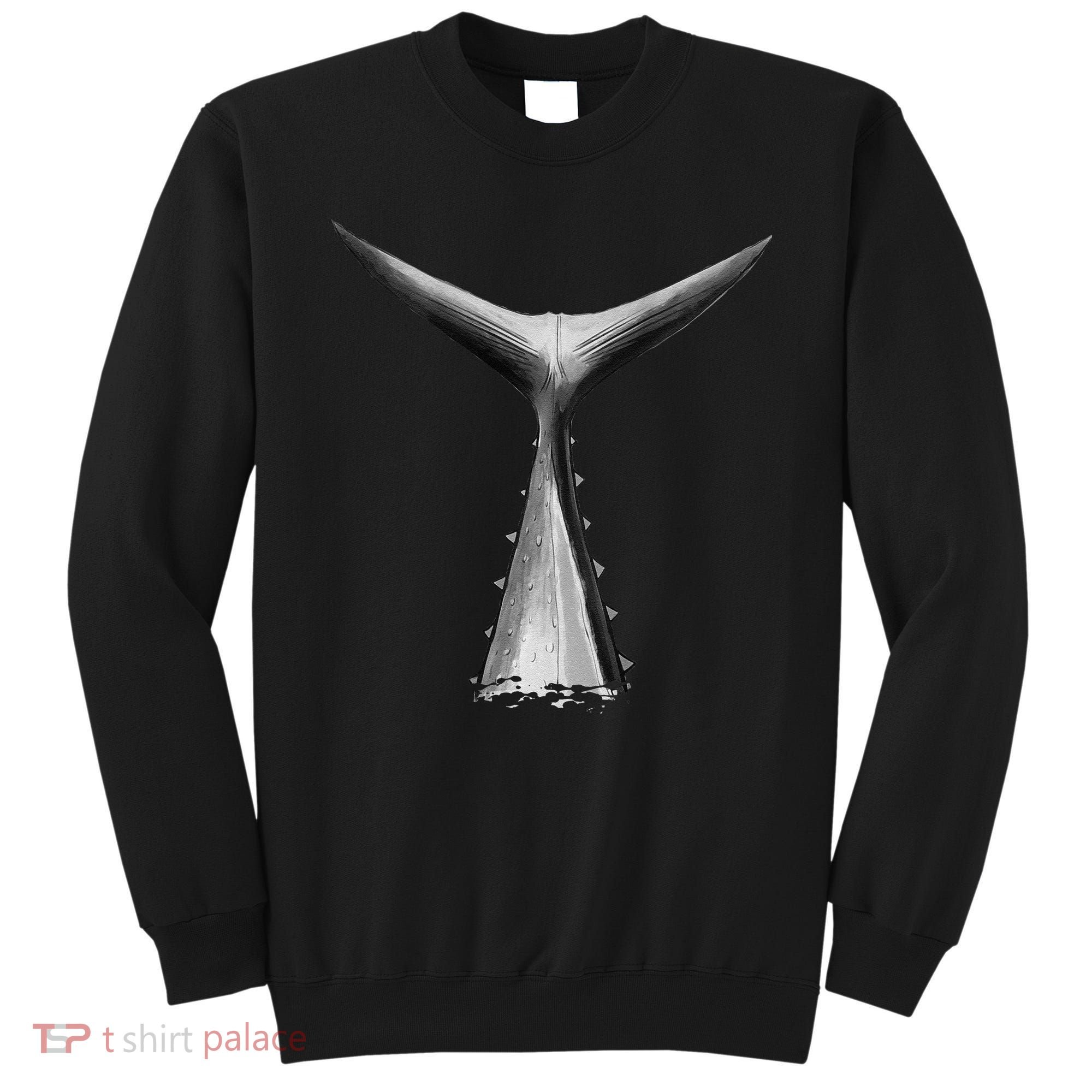 Back Print Deep Sea Fishing Tuna Tail Bluefin Tuna Sweatshirt