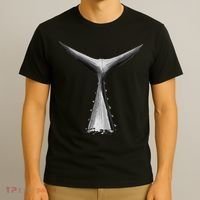 Back Print Deep Sea Fishing Tuna Tail Bluefin Tuna T-Shirt thumb 3