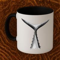 Back Print Deep Sea Fishing Tuna Tail Bluefin Tuna Coffee Mug thumb 2