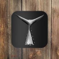 Back Print Deep Sea Fishing Tuna Tail Bluefin Tuna Coaster thumb 0