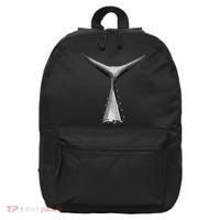 Back Print Deep Sea Fishing Tuna Tail Bluefin Tuna 16 in Basic Backpack thumb 0