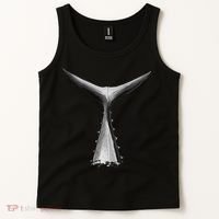 Back Print Deep Sea Fishing Tuna Tail Bluefin Tuna Tank Top thumb 2