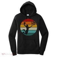 Basketball Player Dunk Retro Sunset Women's Hoodie thumb 0