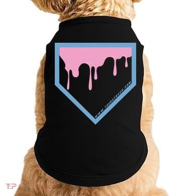 Baseball Plate Drip 2 Doggie Tank