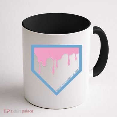 Baseball Plate Drip 2 Coffee Mug back