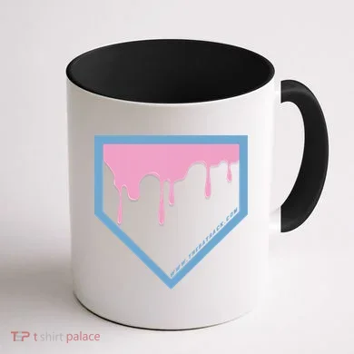 Baseball Plate Drip 2 Coffee Mug back