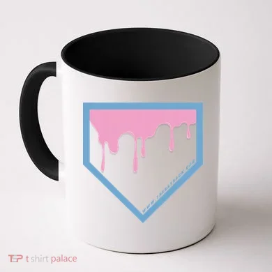Baseball Plate Drip 2 Coffee Mug