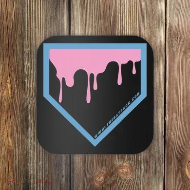 Baseball Plate Drip 2 Coaster
