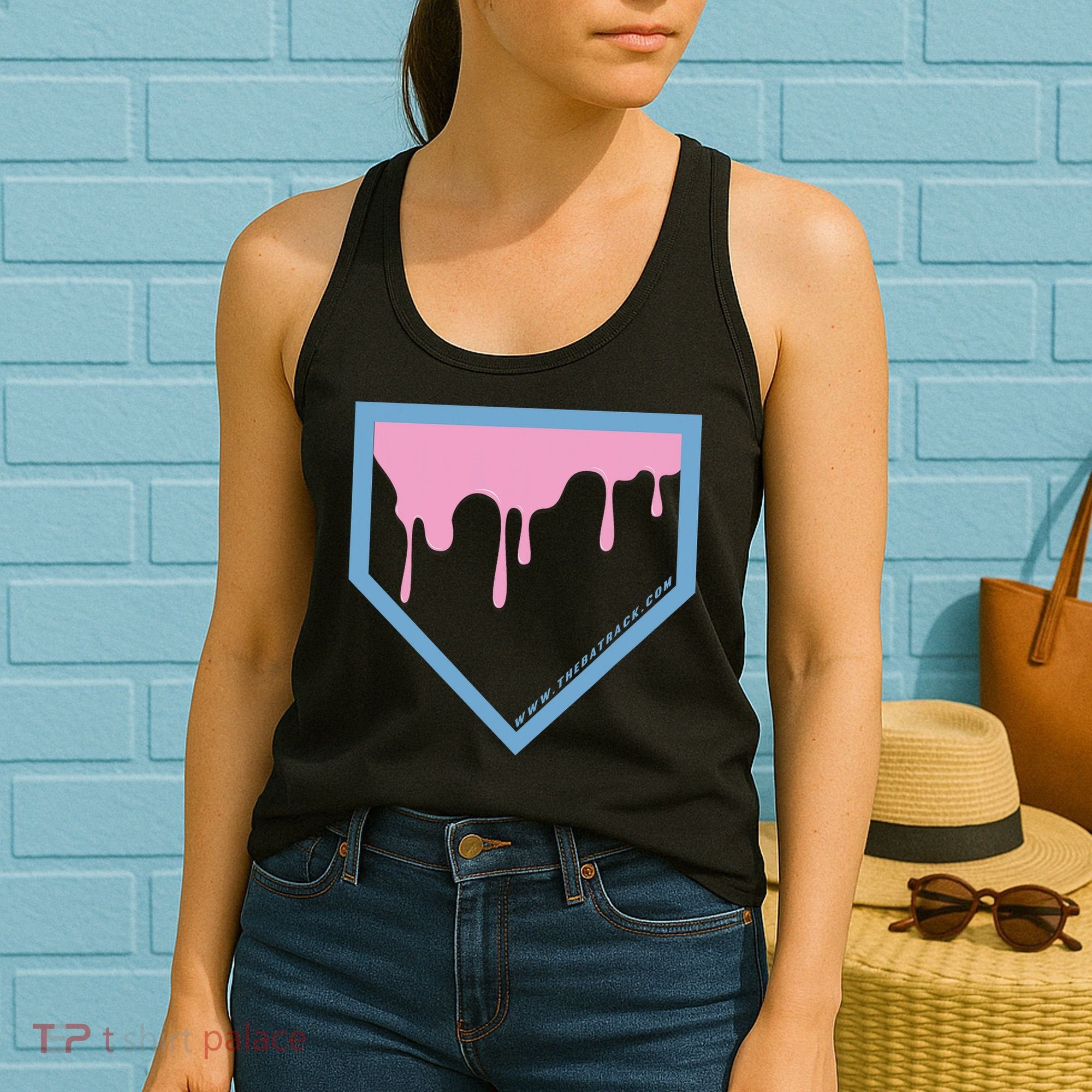 Baseball Plate Drip 2 Women's Tank Top