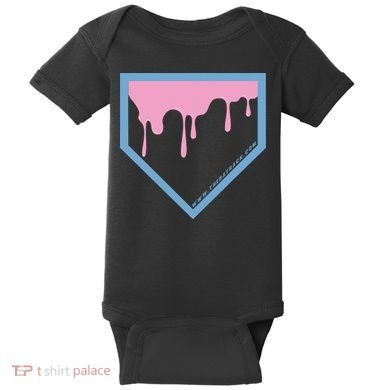 Baseball Plate Drip 2 Baby Bodysuit