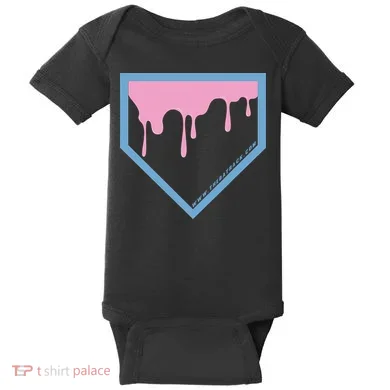 Baseball Plate Drip 2 Baby Bodysuit