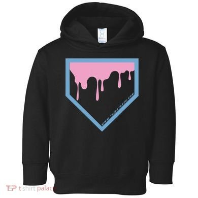 Baseball Plate Drip 2 Toddler Hoodie