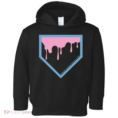 Baseball Plate Drip 2 Toddler Hoodie