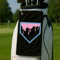 Baseball Plate Drip 2 Golf Towel thumb 2