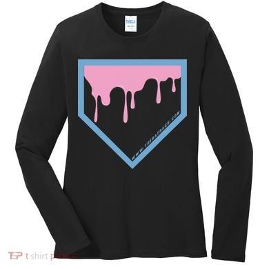 Baseball Plate Drip 2 Women's Long Sleeve Shirt