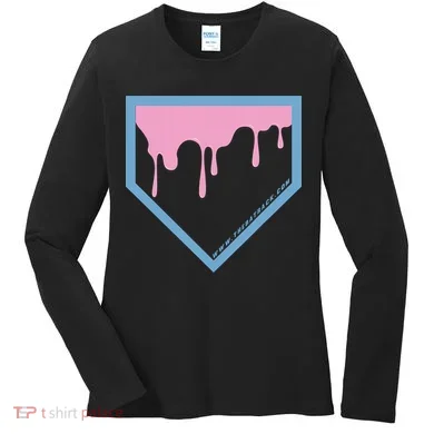 Baseball Plate Drip 2 Women's Long Sleeve Shirt