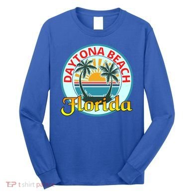 Beach Please Daytona Beach Florida Beach Spring Break Gift Long Sleeve Shirt