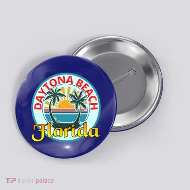 Beach Please Daytona Beach Florida Beach Spring Break Gift Button