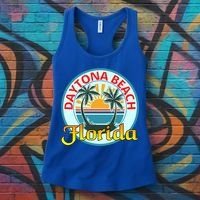 Beach Please Daytona Beach Florida Beach Spring Break Gift Women's Tank Top thumb 3