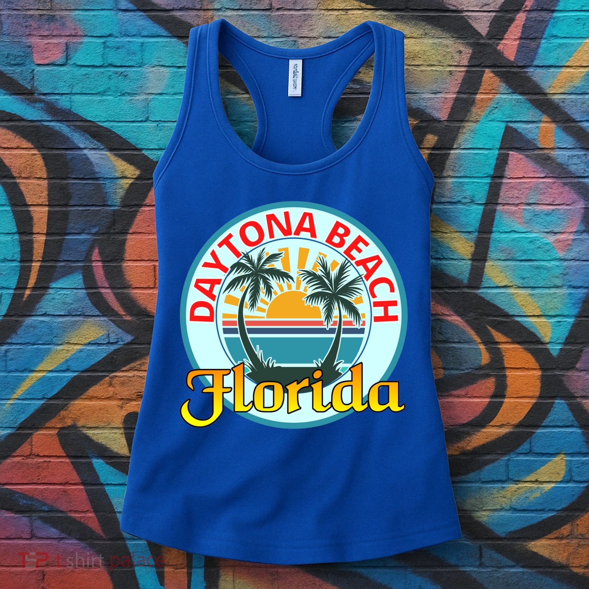 Beach Please Daytona Beach Florida Beach Spring Break Gift Women's Tank Top