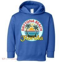 Beach Please Daytona Beach Florida Beach Spring Break Gift Toddler Hoodie thumb 0