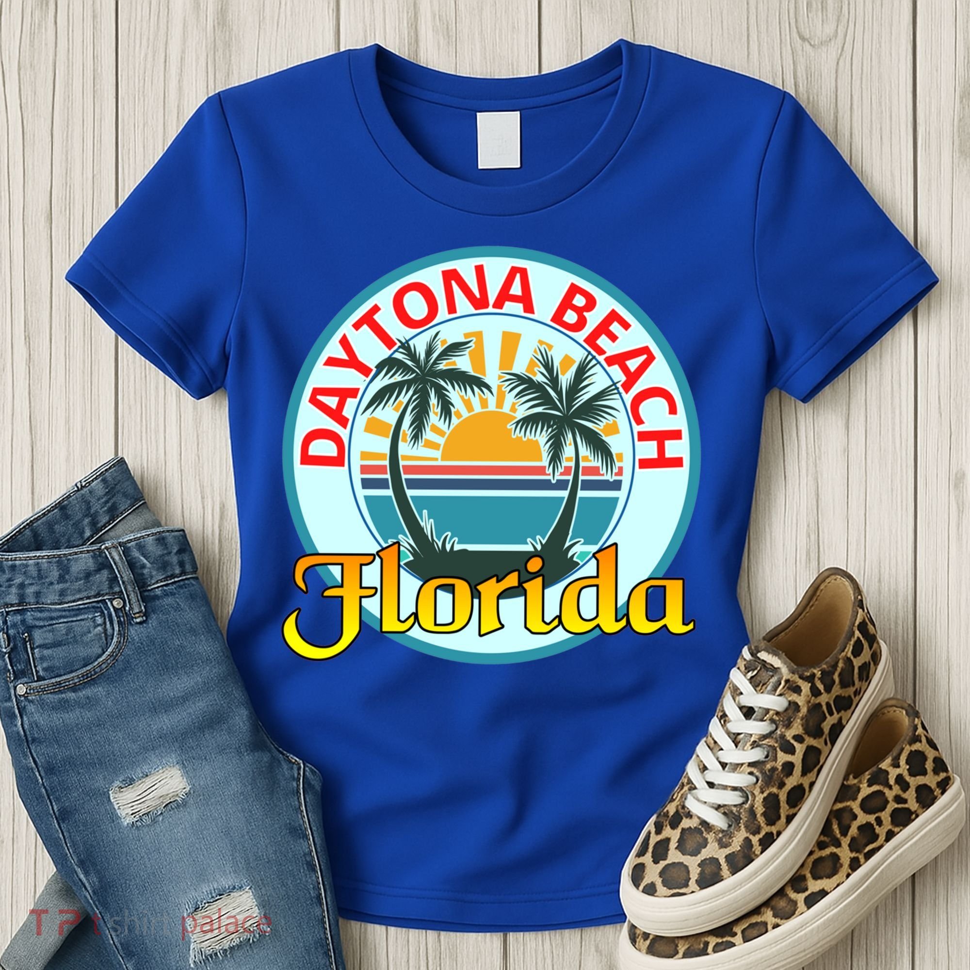 Beach Please Daytona Beach Florida Beach Spring Break Gift Women's T-Shirt